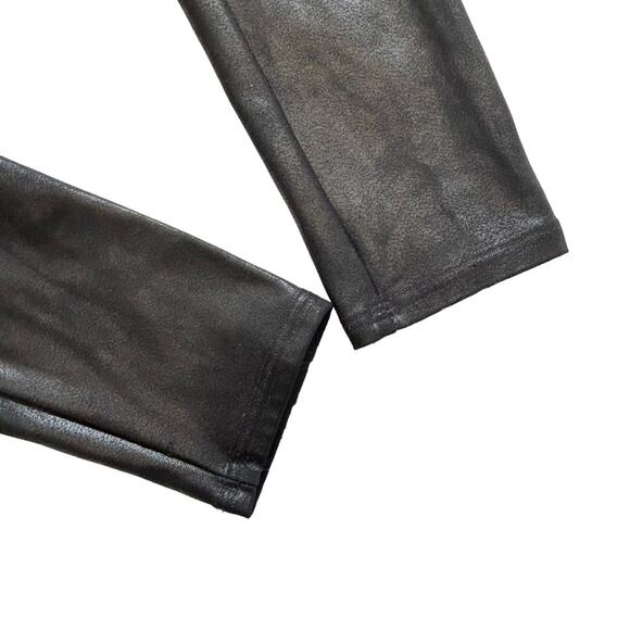 Spanx Black Faux Leather Leggings Size S - Picture 6 of 15